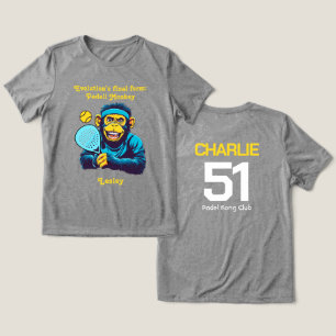 T-shirt En Tri-matière Padel Monkey Business Smashwear
