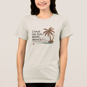 T-shirt En Tri-matière Palm Dreams - Sun, style et sérénité