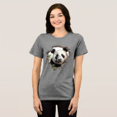 T-shirt En Tri-matière Panda (Recto plein)