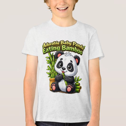 T-shirt En Tri-matière panda (Recto)