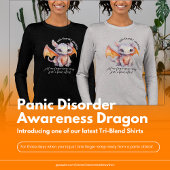 T-shirt En Tri-matière Panique - Sensibilisation aux troubles Dragon LETT