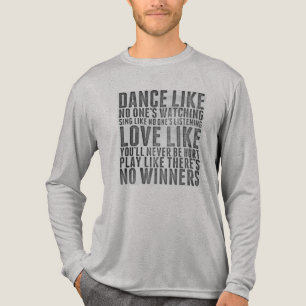 T-shirt En Tri-matière Panneau de texte rustique grunge avec citation ins