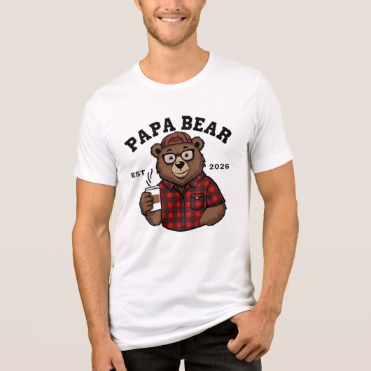 T-shirt En Tri-matière Papa Bear 2026 t-shirt/hoodie (Recto)