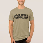 T-shirt En Tri-matière Papa Joke Fournisseur Funny Fête du Père (Recto)