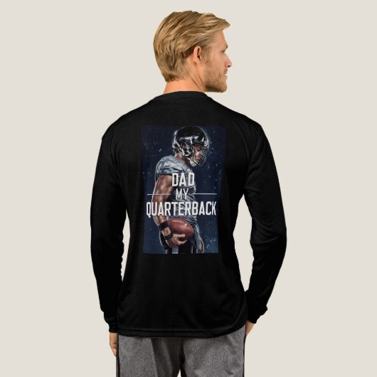 T-shirt En Tri-matière "Papa, mon Quartier pour la Vie" (Verso complet)