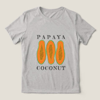 T-shirt En Tri-matière Papaye coco juteuse