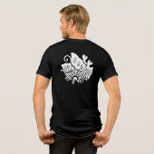 T-shirt En Tri-matière Papillon à queue blanche de la famille japonaise (Verso intégral)