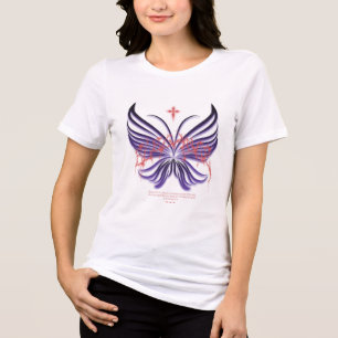 T-shirt En Tri-matière Papillon éclectique
