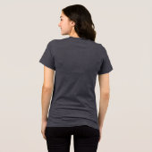 T-shirt En Tri-matière Papillon et Médaillon Motif Batik en violet (Verso intégral)