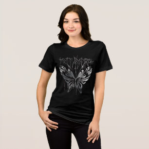 T-shirt En Tri-matière Papillon gothique grunge Métamorphose
