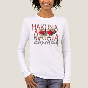 T-shirt En Tri-matière Papillon Hakuna Matata Canada Abstrait de drapea