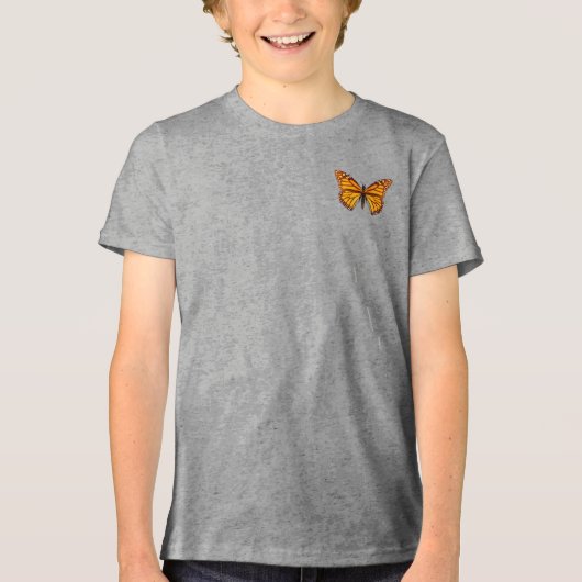 T-shirt En Tri-matière Papillon Monarque (Recto)