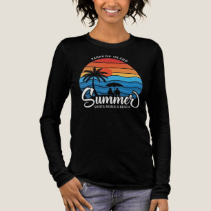 T-shirt En Tri-matière Paradis Island Santa Monica Beach-35307