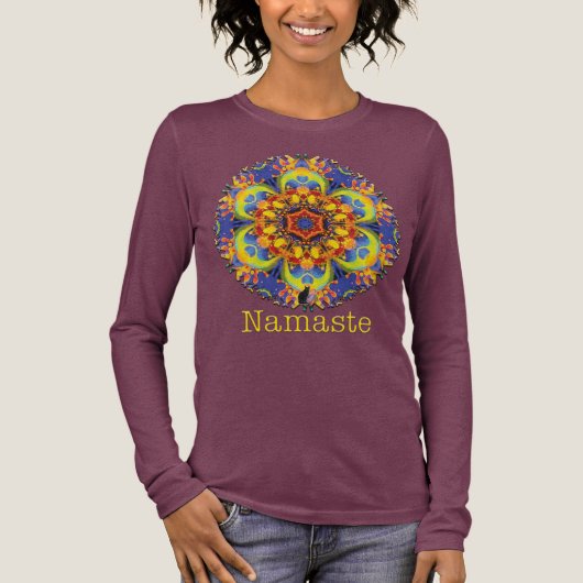 T-shirt En Tri-matière Paradox Namaste Kaleidoscope T-Shirt (Recto)
