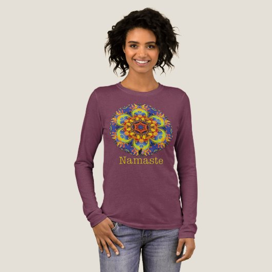 T-shirt En Tri-matière Paradox Namaste Kaleidoscope T-Shirt (Recto complet)