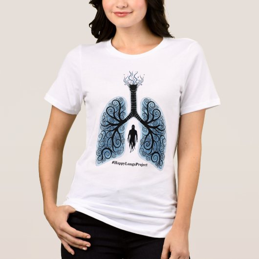 T-shirt En Tri-matière Paranormal Happy Lungs Project Fundraiser Shirt v5 (Recto)