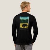 T-shirt En Tri-matière Parc national de Yellowstone (Verso complet)