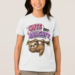 T-shirt En Tri-matière Paresseux mignon mais vilain