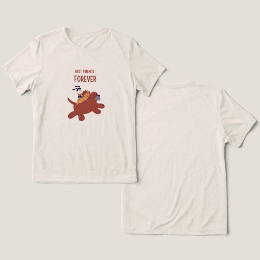 T-shirt En Tri-matière Parfaits dessins pour les amoureux des chiens et l (Design Recto & Verso)