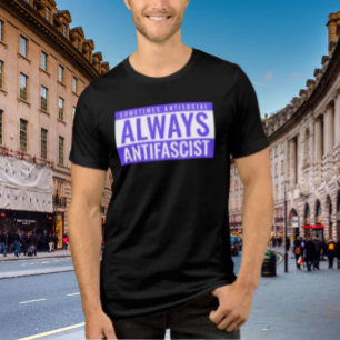 T-shirt En Tri-matière Parfois Antisociale Toujours Antifasciste Chemise