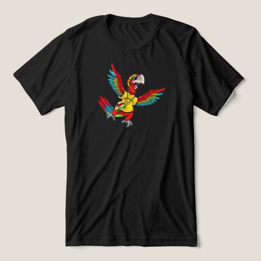 T-shirt En Tri-matière Parrot of the Jackstone Dibs story (Design Recto)