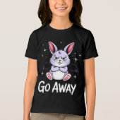 T-shirt En Tri-matière Partir Sassy Gothique Bunny Déplaisant mignon (Recto)