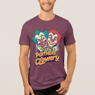 T-shirt En Tri-matière Partners in Clowery (Funny Clown Pun)