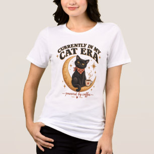 T-shirt En Tri-matière Pas aujourd'hui Humain Drôle Grincheux Chat Noir C
