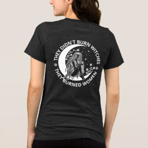 T-shirt En Tri-matière Pas brûlé sorcières brûlées Droits des Femmes Pro