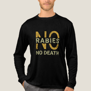 T-shirt En Tri-matière Pas de rage Pas de conscience de la mort Texte en
