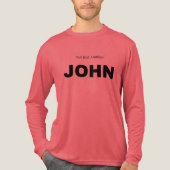 T-shirt En Tri-matière Pas juste un autre JOHN (Recto)
