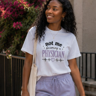 T-shirt En Tri-matière Pas moi devenant un médecin Mignon futur médecin