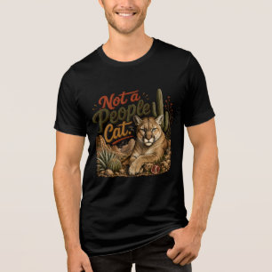 T-shirt En Tri-matière Pas un chat pour les gens, Puma, Lion de montagne,