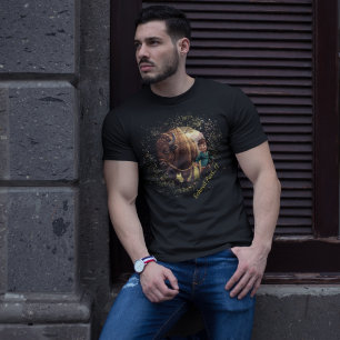T-shirt En Tri-matière Passé Résonnant Garçon Fantaisiste et Bison