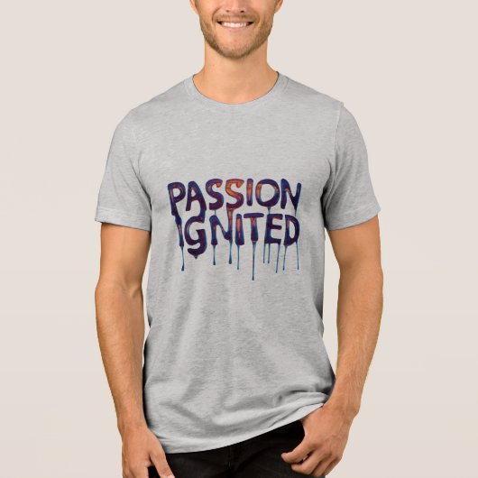 T-shirt En Tri-matière Passion activée (Recto)