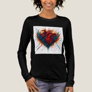 T-shirt En Tri-matière Passion électrique Coeur anatomique Long Manche Ch