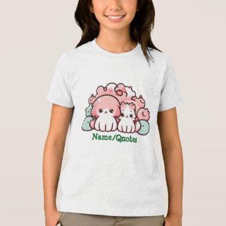 T-shirt En Tri-matière Pastel Kawaii Pets Illustration Cute Animals