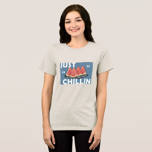 T-shirt En Tri-matière pastèque (Recto plein)
