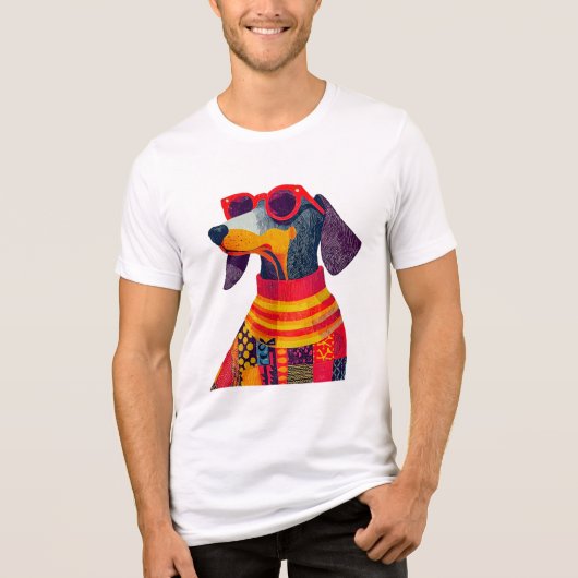 T-shirt En Tri-matière Pawfect Dachshund Wienerdog Doxie Dogdad Dans Le S (Recto)