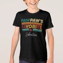 Pawpaw's Favorite Retro Simple Modern Script Name