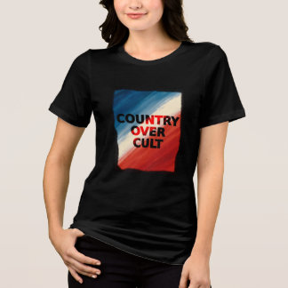 T-shirt En Tri-matière Pays avant culte – Rayures patriotiques