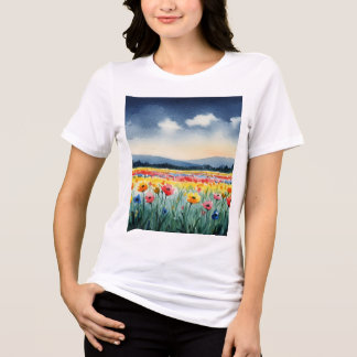 T-shirt En Tri-matière Paysage rural