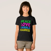 Peace Love Kamala Harris Cute Kids