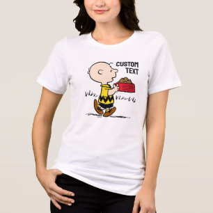 T-shirt En Tri-matière Peanuts Charlie Brown avec l'assiette de Snoopy