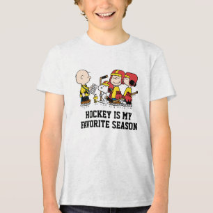 T-shirt En Tri-matière Peanuts Entraîneur de hockey de Charlie Brown