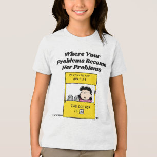 T-shirt En Tri-matière Peanuts   Lucy & the Doctor Is In