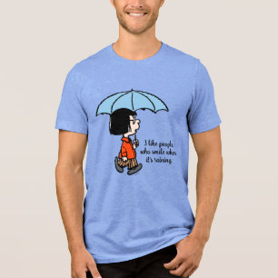 T-shirt En Tri-matière Peanuts Marcie sous le parapluie