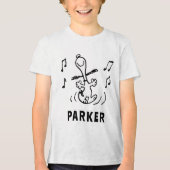 T-shirt En Tri-matière Peanuts | Snoopy Danse (Recto)