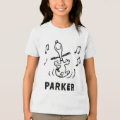 T-shirt En Tri-matière Peanuts | Snoopy Danse (Recto)