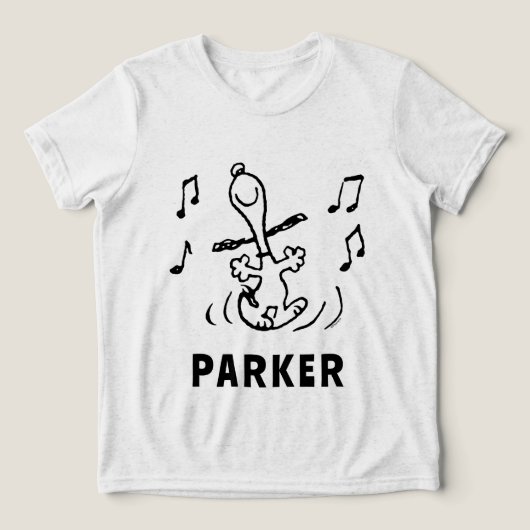 T-shirt En Tri-matière Peanuts | Snoopy Danse (Design Recto)